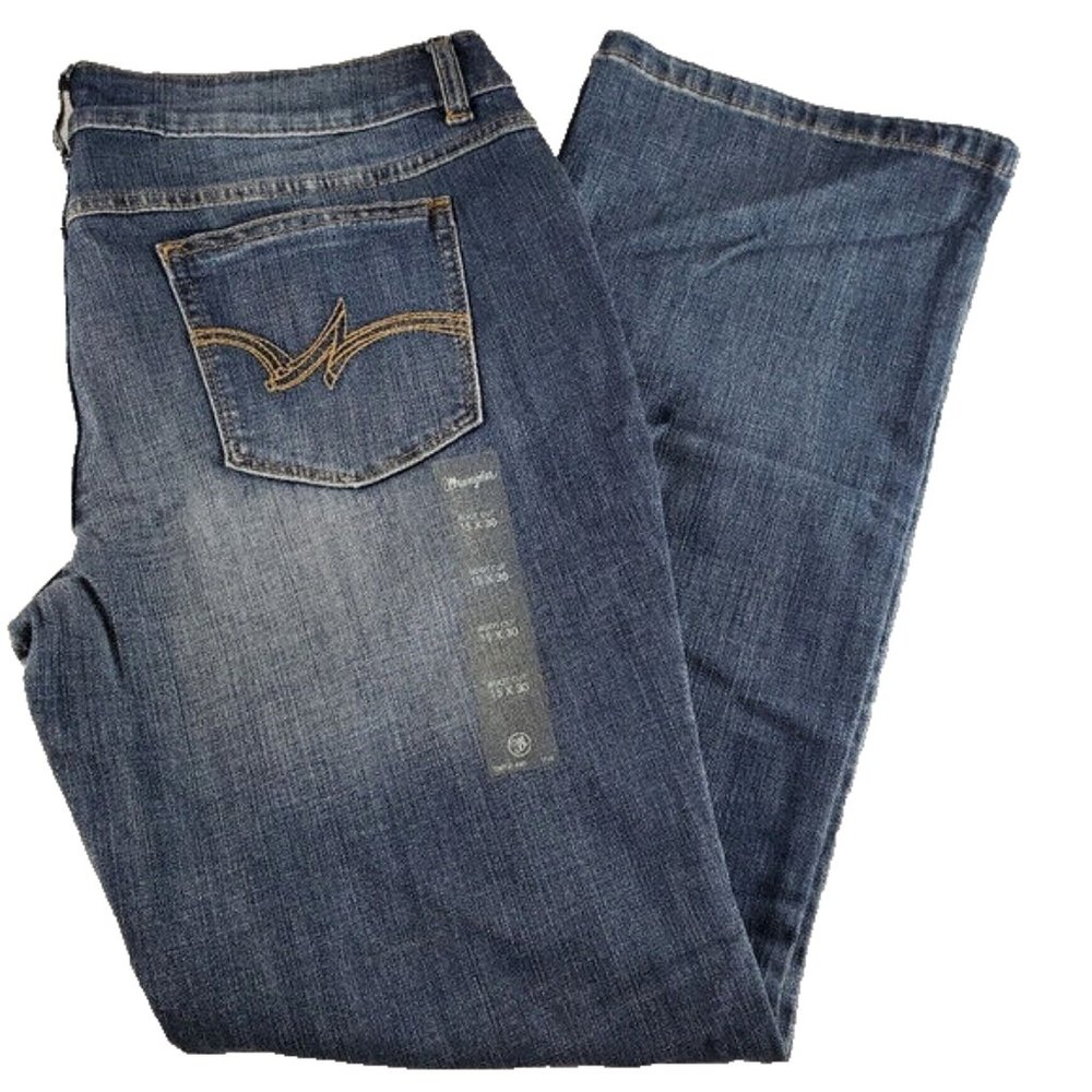 Wrangler Bootcut Jeans Womens 15x30 Waist 36" New